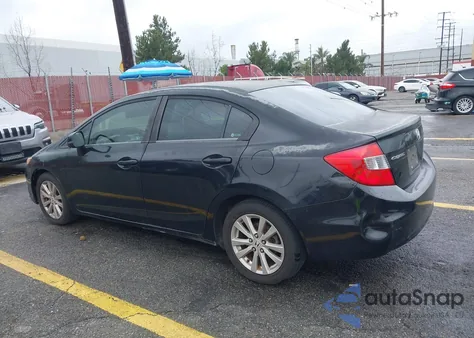 2012 Honda Civic Ex из США, поврежденный, VIN JHMFB2F88CS006441